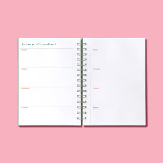 Poco a Poco Undated Weekly Planner
