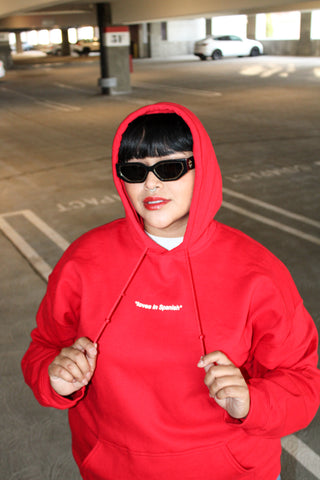 I Speak English, But I Love in Spanish Hoodie