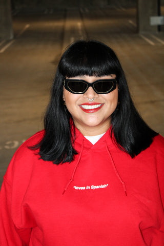 I Speak English, But I Love in Spanish Hoodie