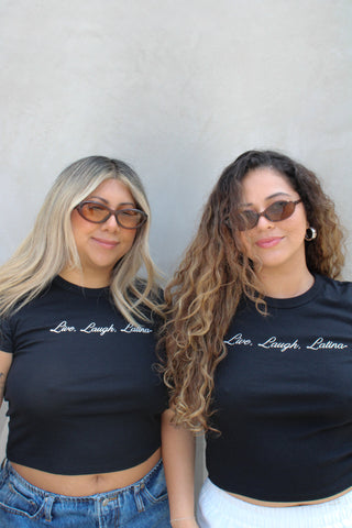 Live, Laugh, Latina Baby Tee