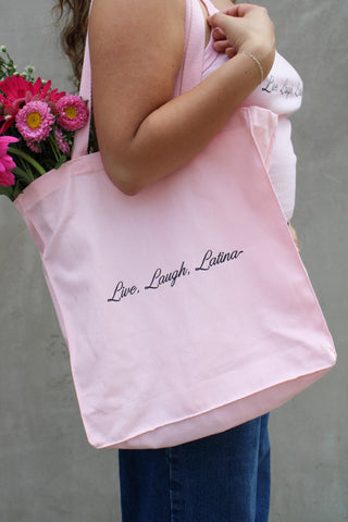Live, Laugh, Latina Shopper Bag