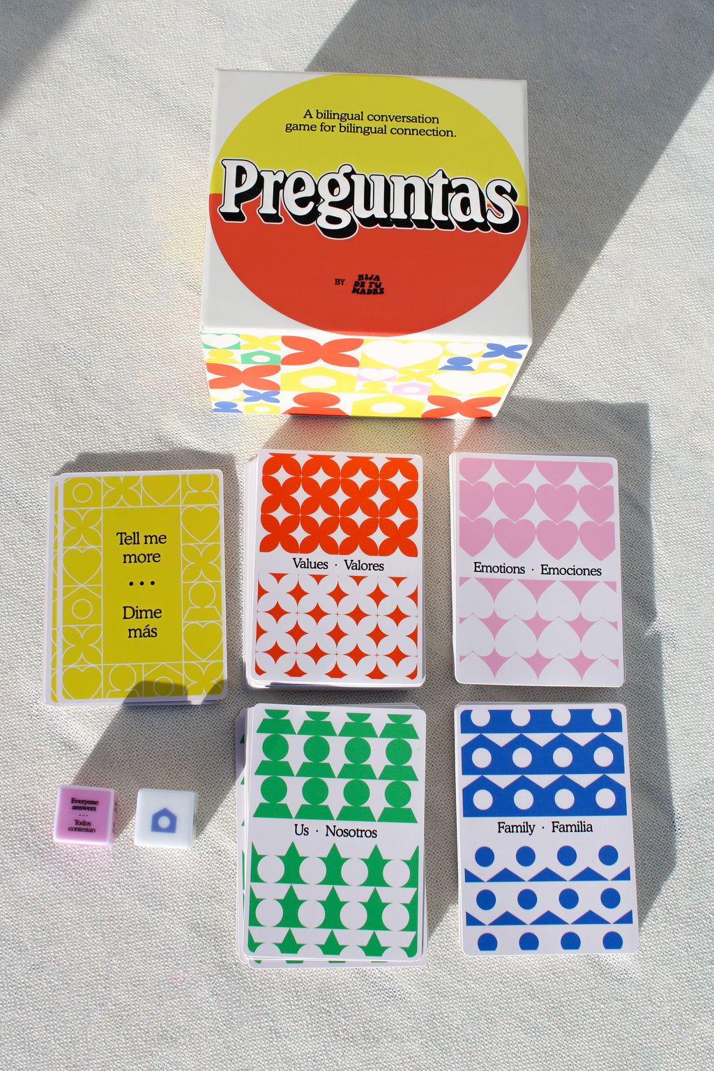 Preguntas Bilingual Conversation Card Game – Hija De Tu Madre