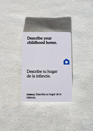 Preguntas Bilingual Conversation Card Game