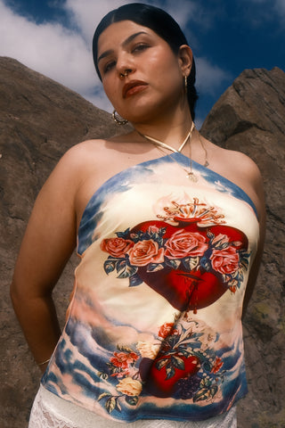 Sacred Corazón Halter Top