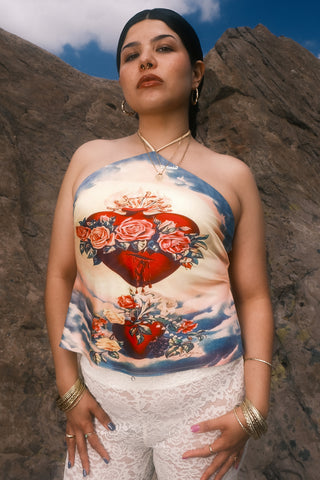 Sacred Corazón Halter Top