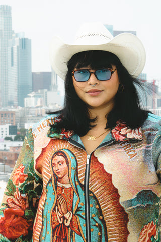 Virgencita Tapestry Zipper Jacket