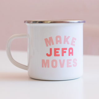 Make Jefa Moves Enamel Mug
