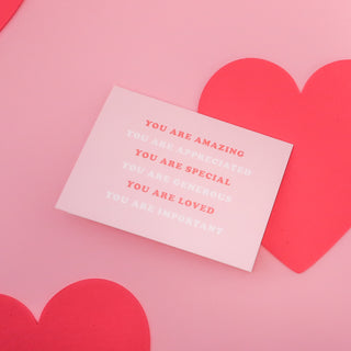 Free V-day Card with every purchase!