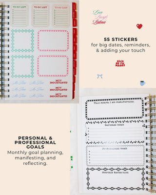 Live, Laugh, Latina 2026 Weekly Planner