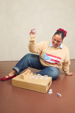 Puerto Rico Bandera Knitted Sweater