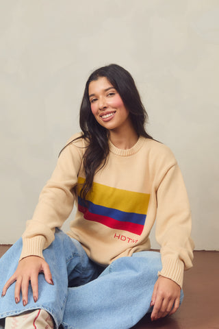 Colombia Bandera Knitted Sweater