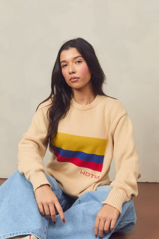Colombia Bandera Knitted Sweater
