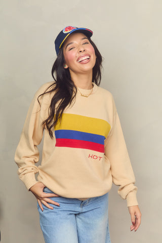 Colombia Bandera Knitted Sweater