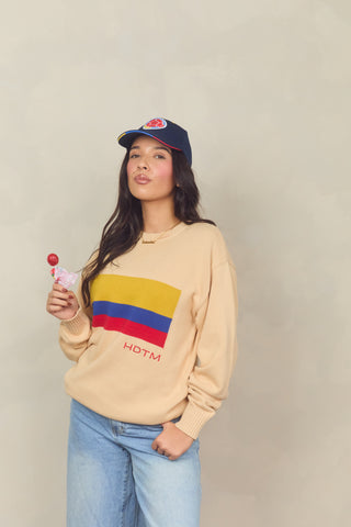 Colombia Bandera Knitted Sweater
