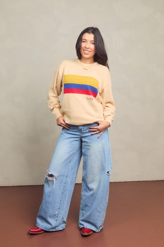 Colombia Bandera Knitted Sweater