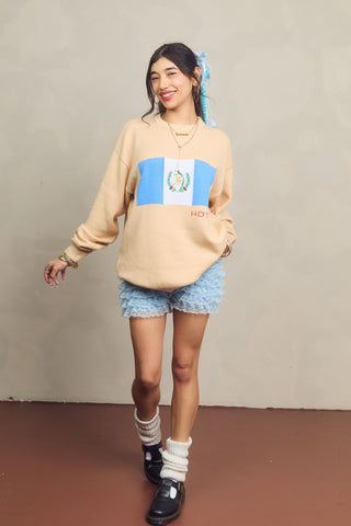 Guatemala Bandera Knitted Sweater