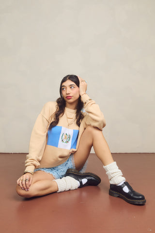 Guatemala Bandera Knitted Sweater