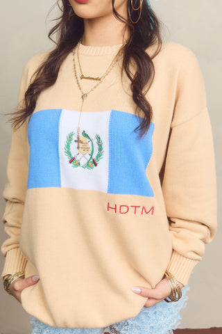 Guatemala Bandera Knitted Sweater
