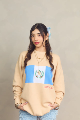 Guatemala Bandera Knitted Sweater