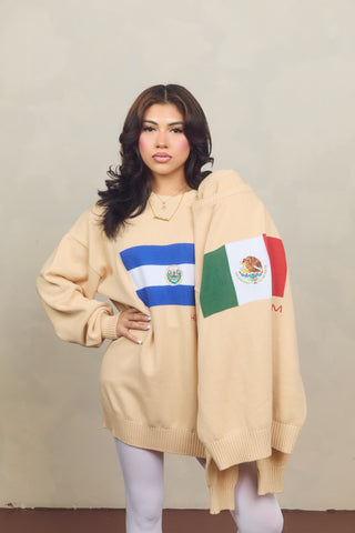 El Salvador Bandera Knitted Sweater