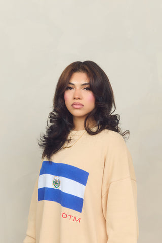 El Salvador Bandera Knitted Sweater