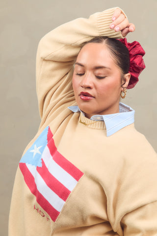 Puerto Rico Bandera Knitted Sweater