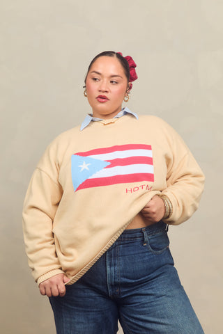 Puerto Rico Bandera Knitted Sweater