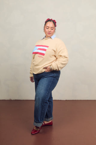 Puerto Rico Bandera Knitted Sweater