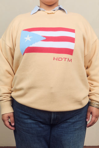Puerto Rico Bandera Knitted Sweater