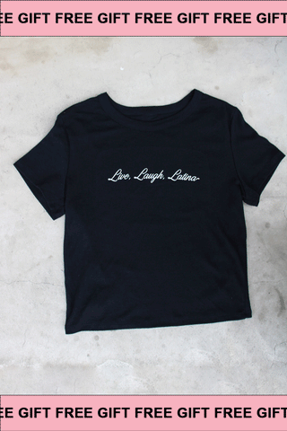 Live, Laugh, Latina Baby Tee