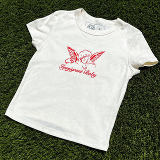 Immigrant Baby Cropped Baby Tee